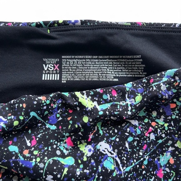 Victoria’s Secret VSX Sport Knockout Crop Leggings - Size M - Picture 2 of 6